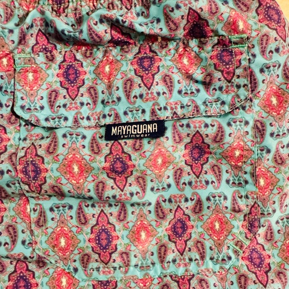Mayaguana Vibrant Patterned Swim Shorts - Picture 3 of 5